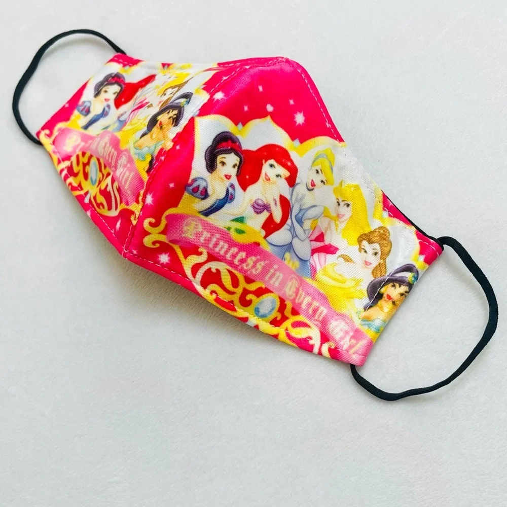 Disney Princess Cloth Face Mask for Kids / Petite Face, NEW